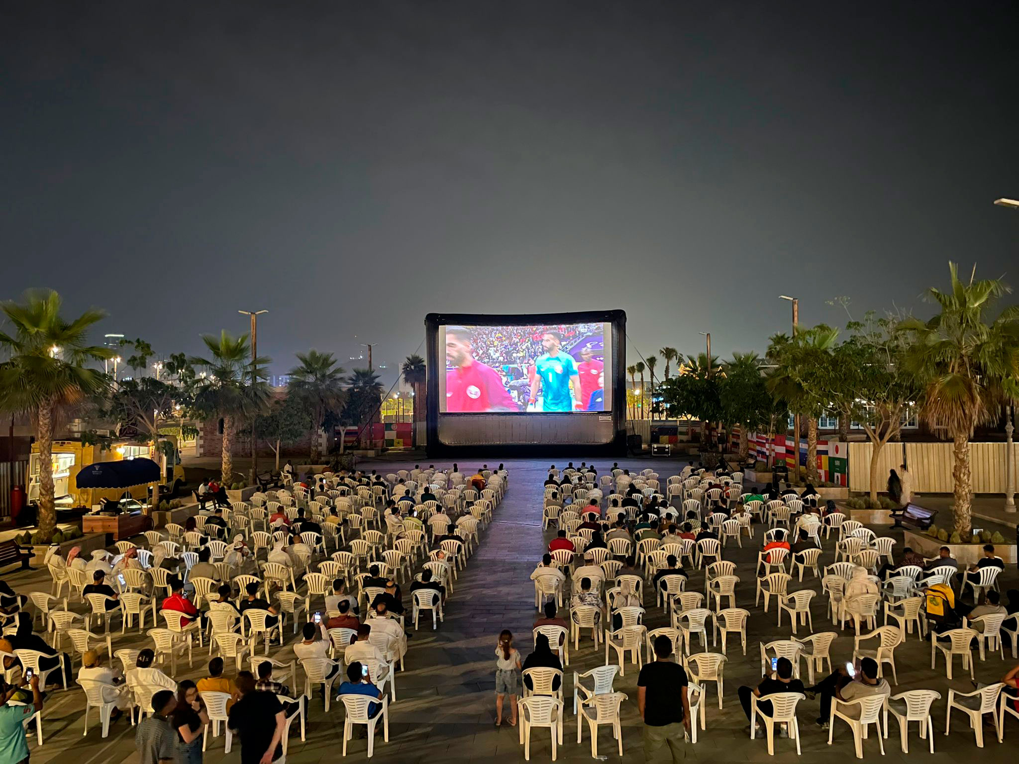 Outdoor Cinema Hire World Cup 